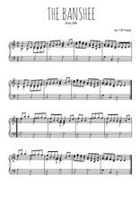 Téléchargez l'arrangement pour piano de la partition de irlande-the-banshee en PDF